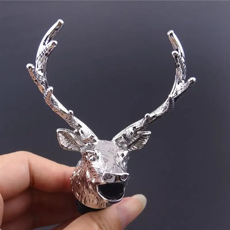 Голова оленя в форме металла Pour Spouts трубки для разливки из бутылок ...