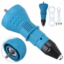 OSSIEAO Новейший беспроводной электрический инструмент для заклепок инструмент для клепки Дрель адаптер Вставка Гайка адаптер