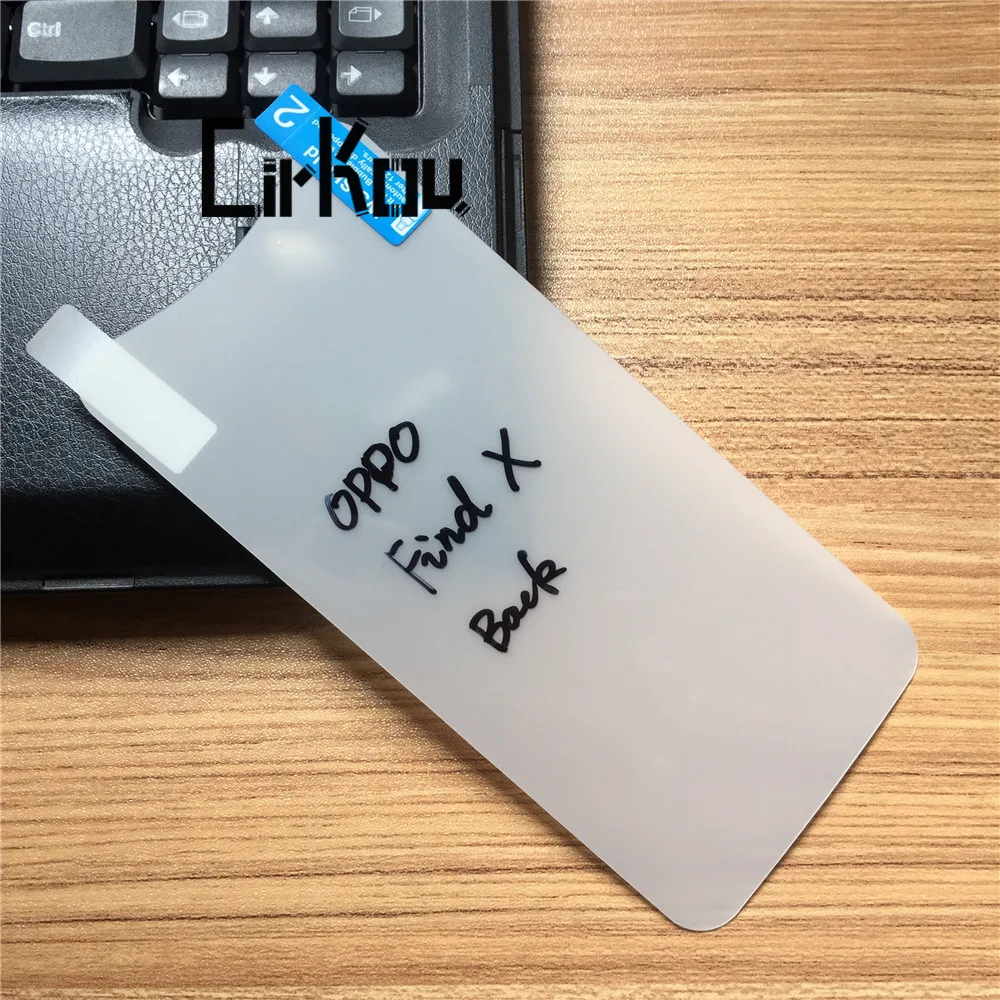 

Full Cover 0.18mm Soft Original PBA Anti-Shock Hydrogel Hydrated Back Protector Rear Film For OPPO Find X