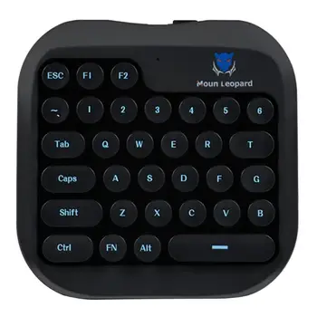 

USB Wired Gaming Keypad One-handed Membrane Keyboard for PUBG Mobile Black