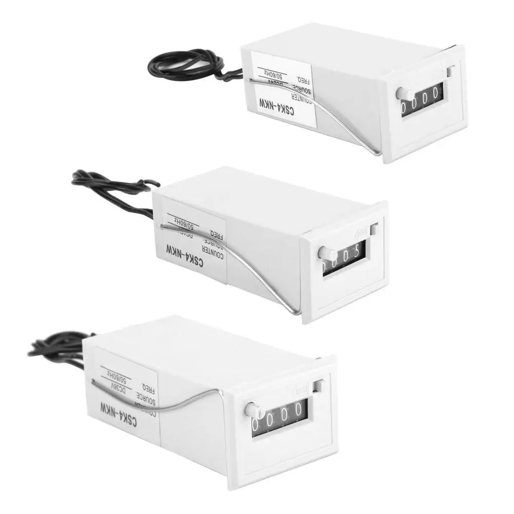 

CSK4-NKW 4 Digits 0-9999 Totalizer Electromagnetic Pulse Counter