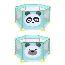 Детский шестигранный манеж, игровой манеж, игрушки, моющийся бассейн с шариками океана, набор для детской кровати, забор, товары для безопасности дома