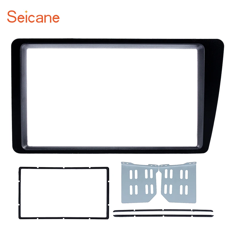 

Seicane Top Double 2 Din Car Radio Fascia for 2001-2005 Honda Civic LHD Dash Mount DVD Frame Auto Stereo Adaptor