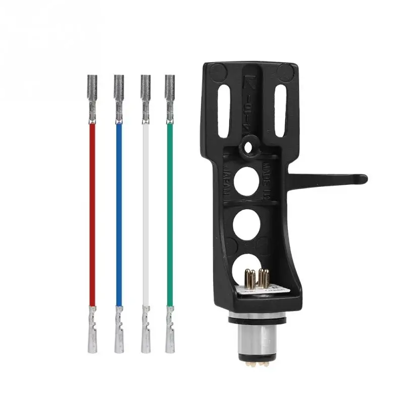 

Universal Turntable Headshell For Technics For LP Turntables 4 Pin Contacts Fit Phono Turntables Headshells with Lead Wires