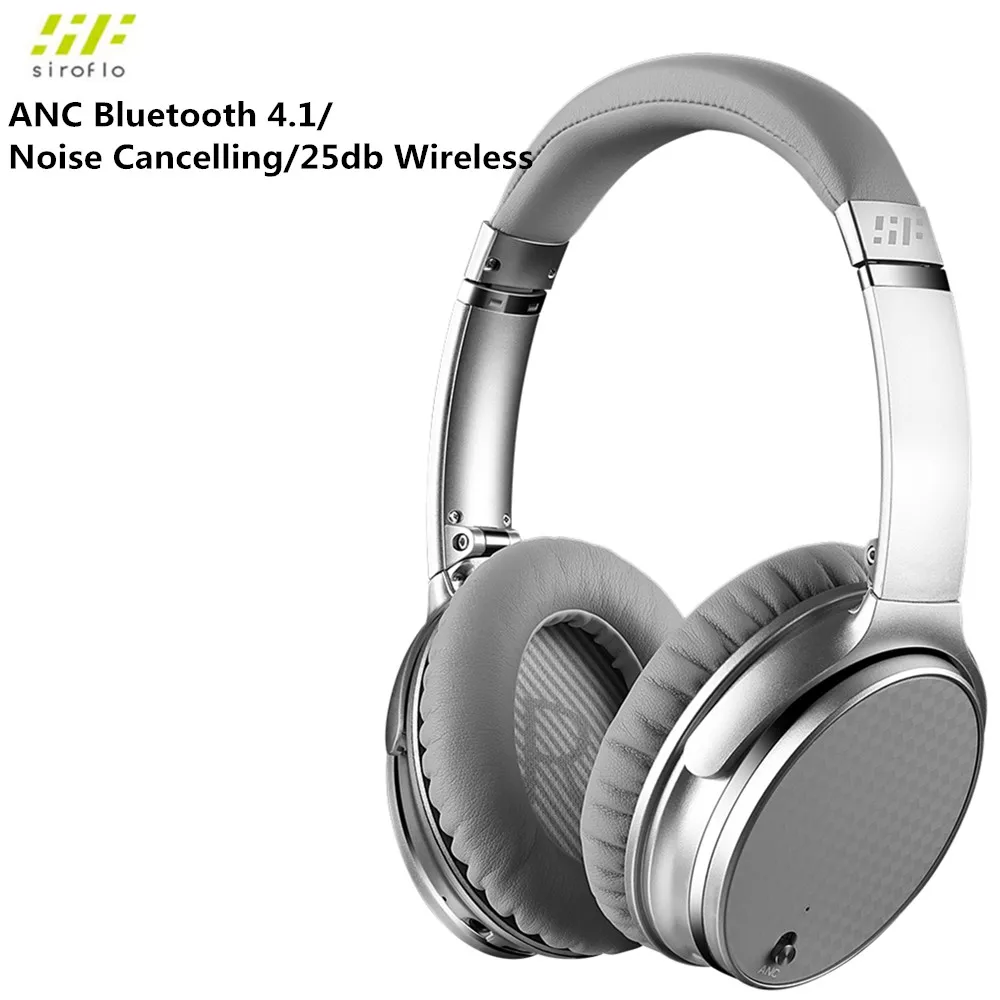 

Siroflo S11 Plus ANC Bluetooth 4.1V Headphone Portable 25db Wireless Active Noise Cancelling Stereo Headset Foldable For PC