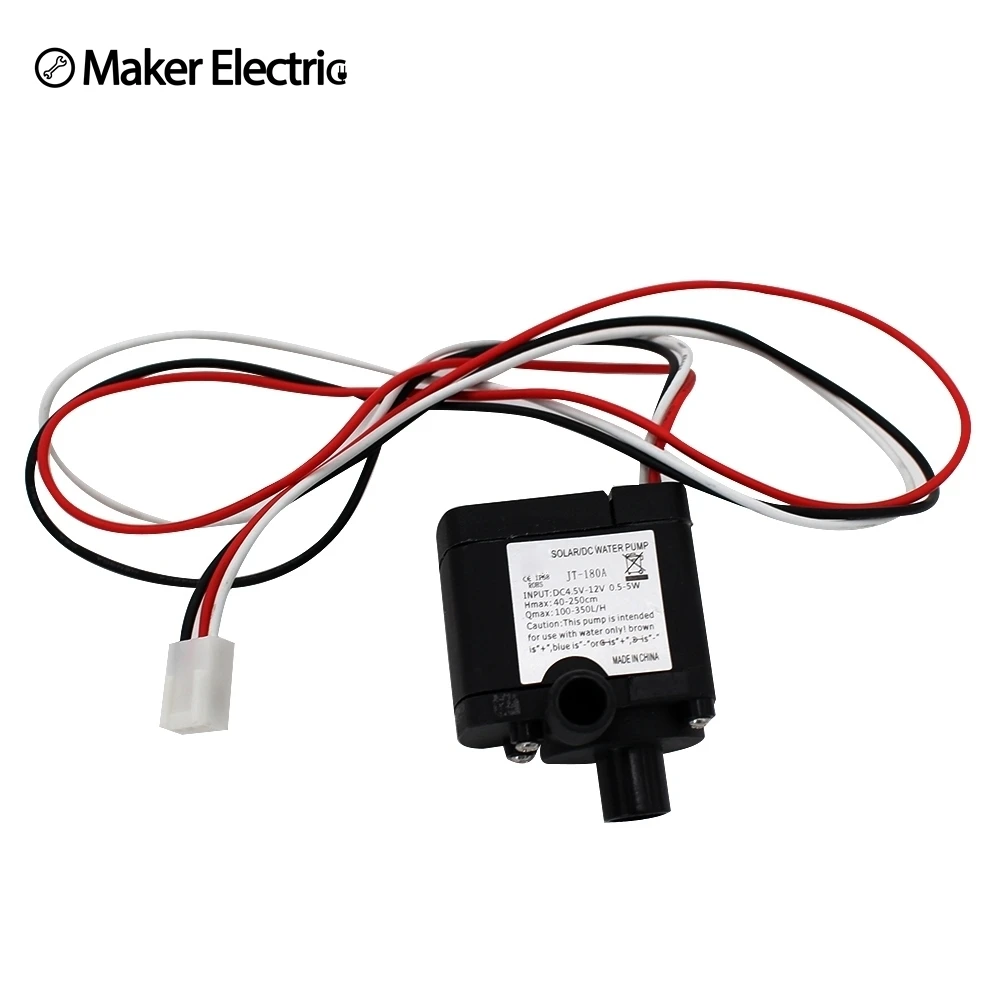 DC4.5 12V 100 350L/Ч DC мини погружной насос микро небольшие бесщеточный аквариум (3 P