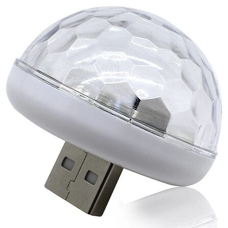Многоцветный USB Led автомобильный комплект для внутреннего освещения атмосферный
