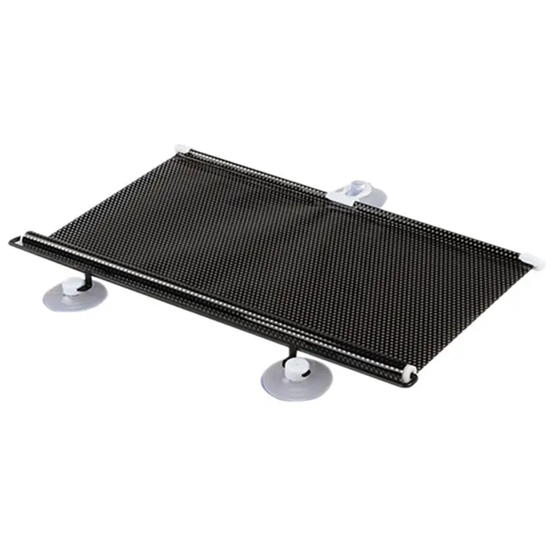 

General Car Sunshade Roller Blind Summer Sun Block Universal Auto Windows Curtain Sucker Design Insulation Heat Durable 40X60 2P