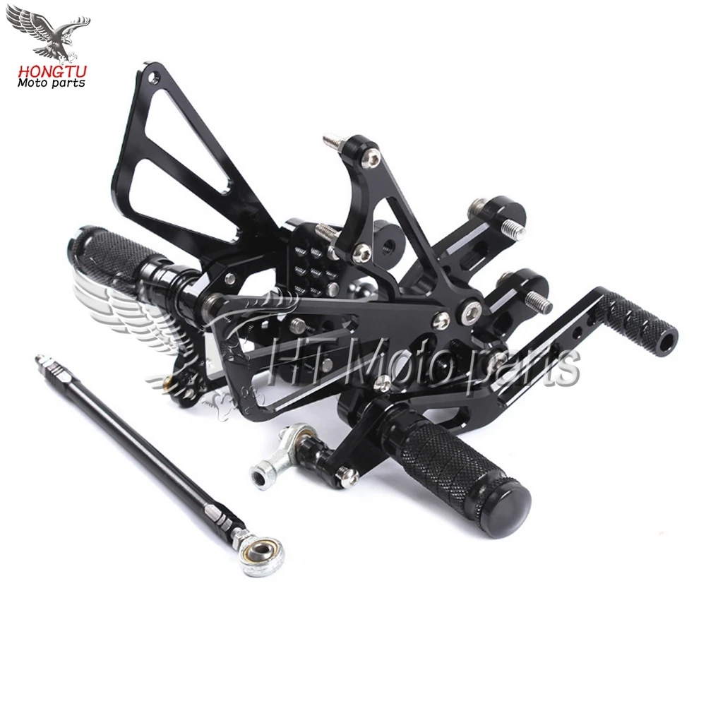 Motorcycle CNC Modified Adjustable Foot Pegs Footrest assembly For