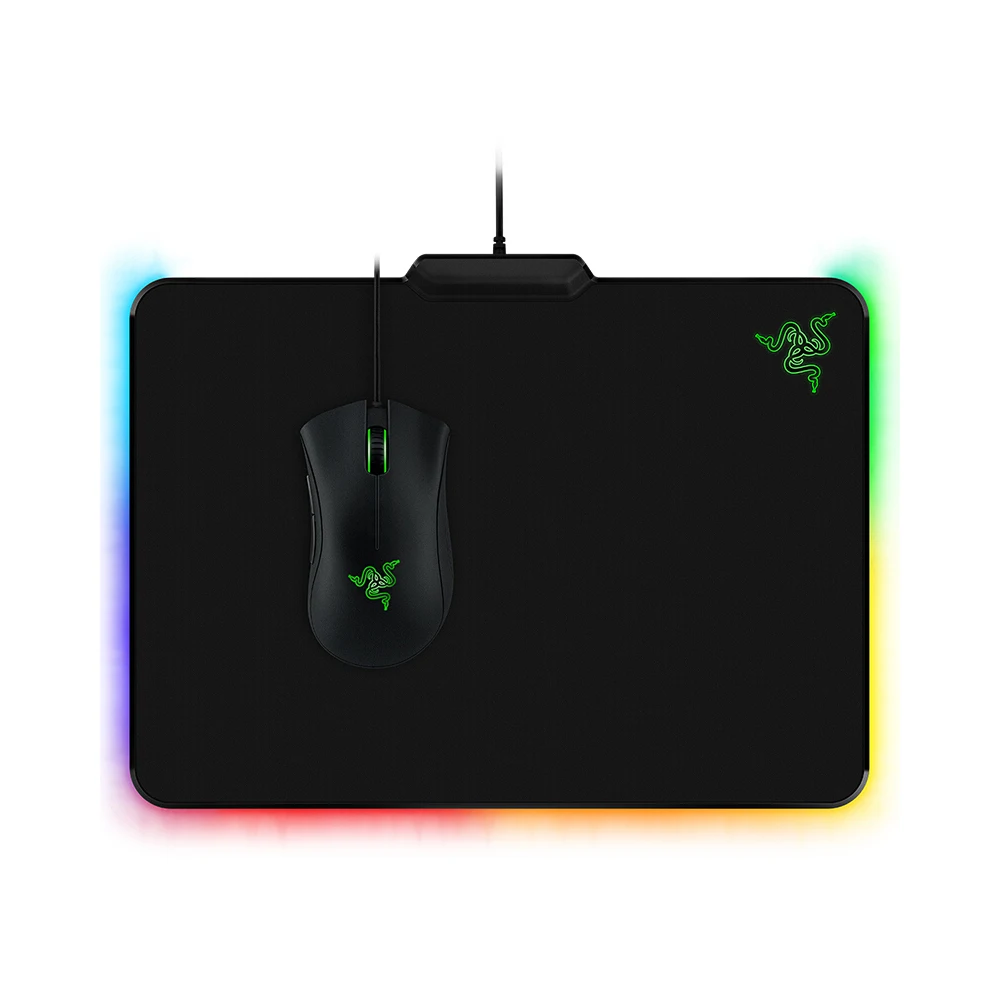 Настраиваемый коврик для мыши razer с подсветкой, тканевый коврик для мыши, хромированный коврик для мыши с usb-разъемом, игровой коврик для мыши