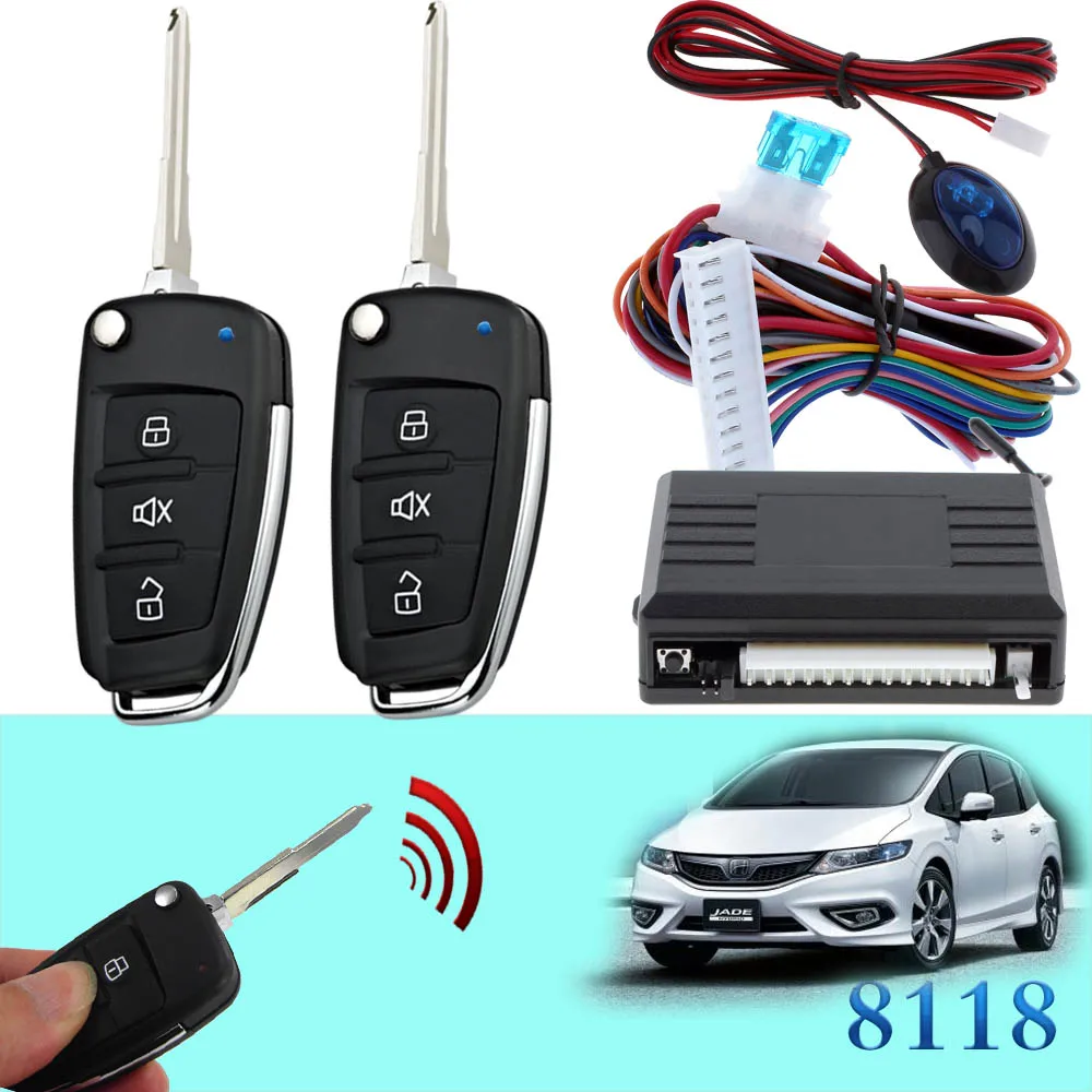 

Keyless entry system flip key for honda #03 remote central lock locking system CHADWICK 8118 Car accessories Auto parts styling