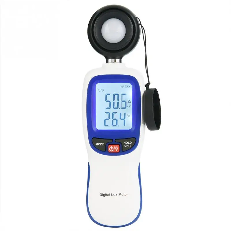 

WT81 Digital Handheld Luxmeter Portable Light Meter Tester Illuminometer Automatic and Manual Storage Data Digital Luxmeter