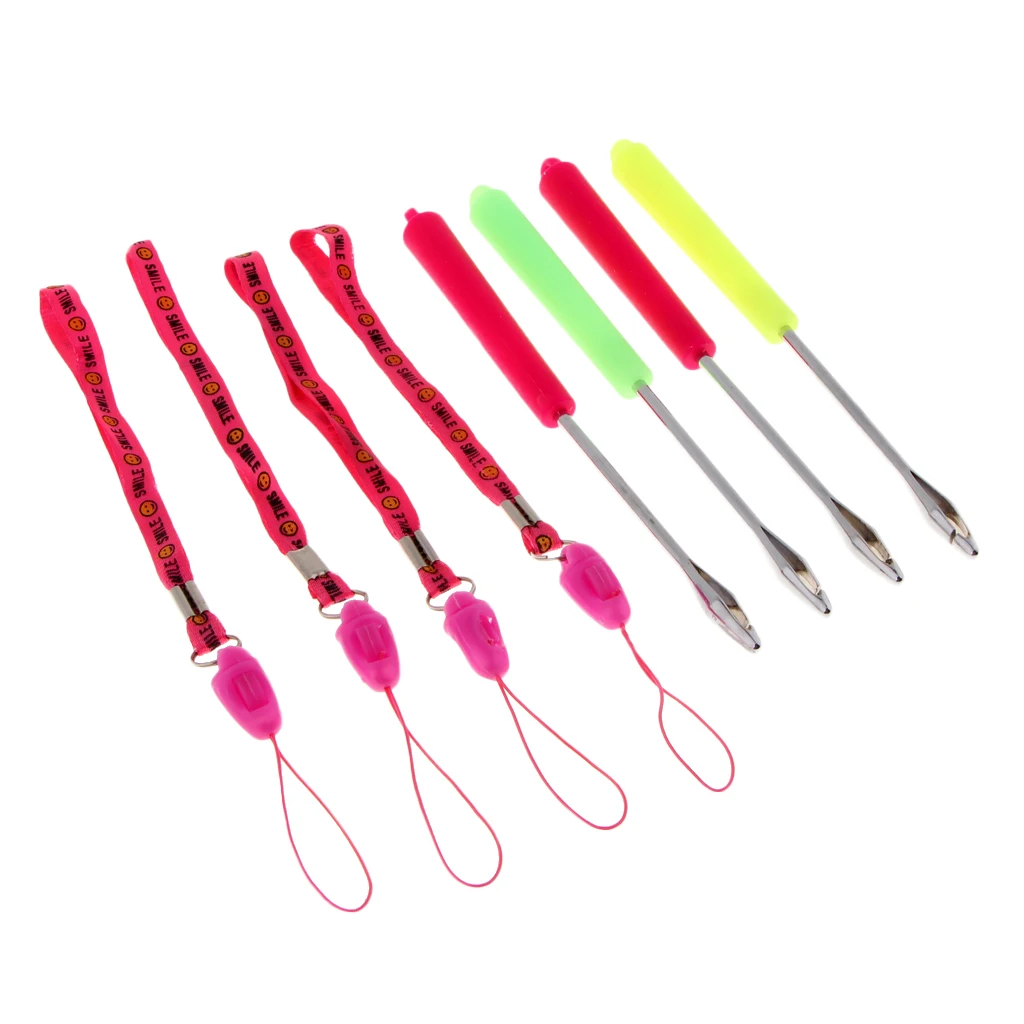 

4pcs Stainless Steel Fishing Hook Remover Extractor Detachers 17x1.4cm