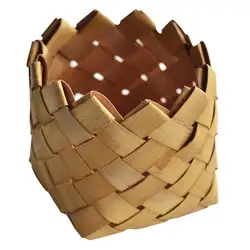 JEYL креативная оригинальная деревянная корзина для хранения зуб рот ручная плетеная корзина для фруктов товары для дома корзина для яиц