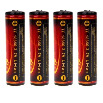

TrustFire 4x quality protected PCB 18650 3.7V 3000mAh Rechargeable Battery
