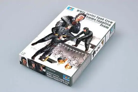 Трубач 1/35 00411 советский танковый Экипаж времен Второй мировой войны Тру | Игрушки