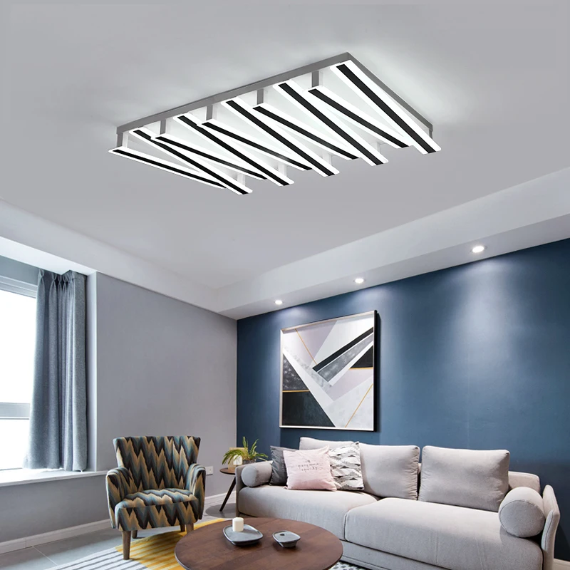 

LED Ceiling Lights for Living Room White Novelty Lighting Indoor Lamps Home Decoration Surface Mounted Dimmable Remote Control