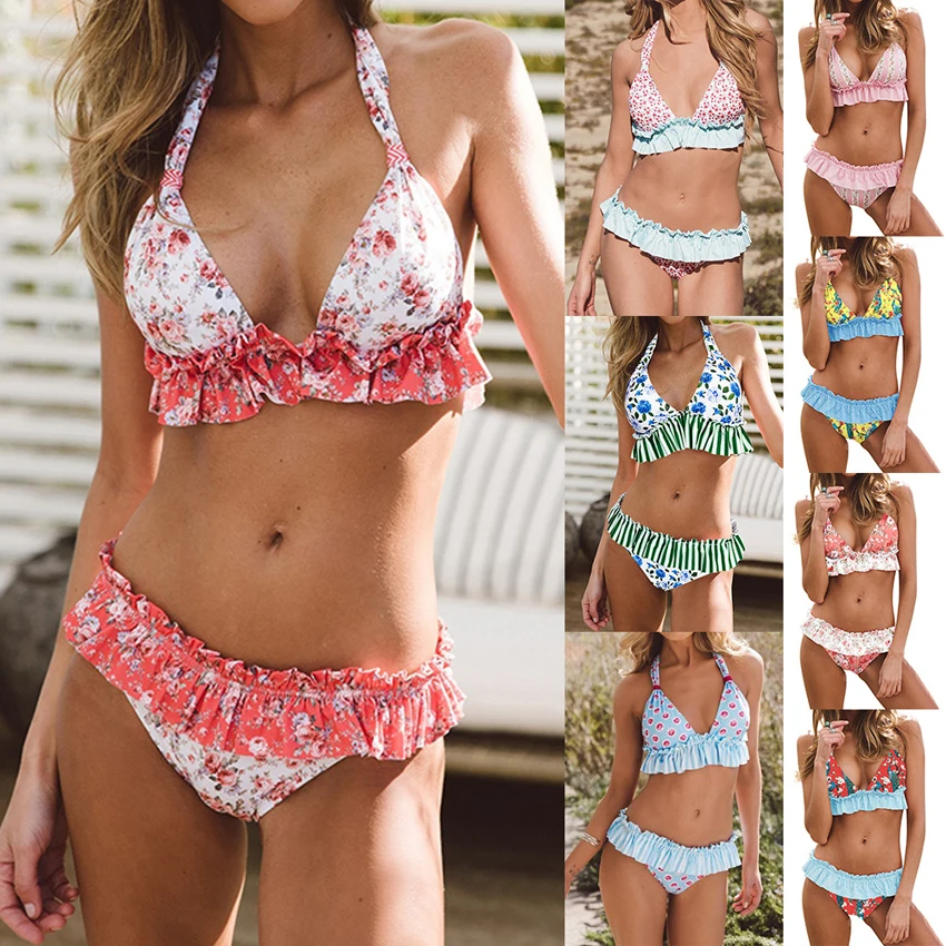 SQING Micro Bikini Sexy Lingerie for Women print Open Back Sex Underwear Ladies Lace Erotic Adult Lingerie Sexy Set Outfit Sets