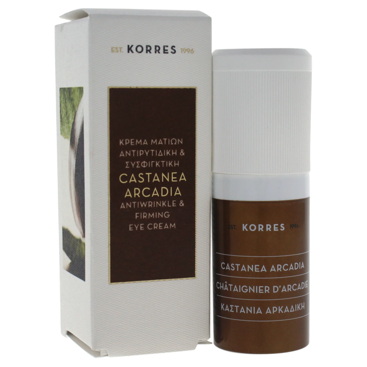 Castanea Arcadia Antiwrinkle &amp Firming Eye Cream by Korres for Women - 0.51 oz |