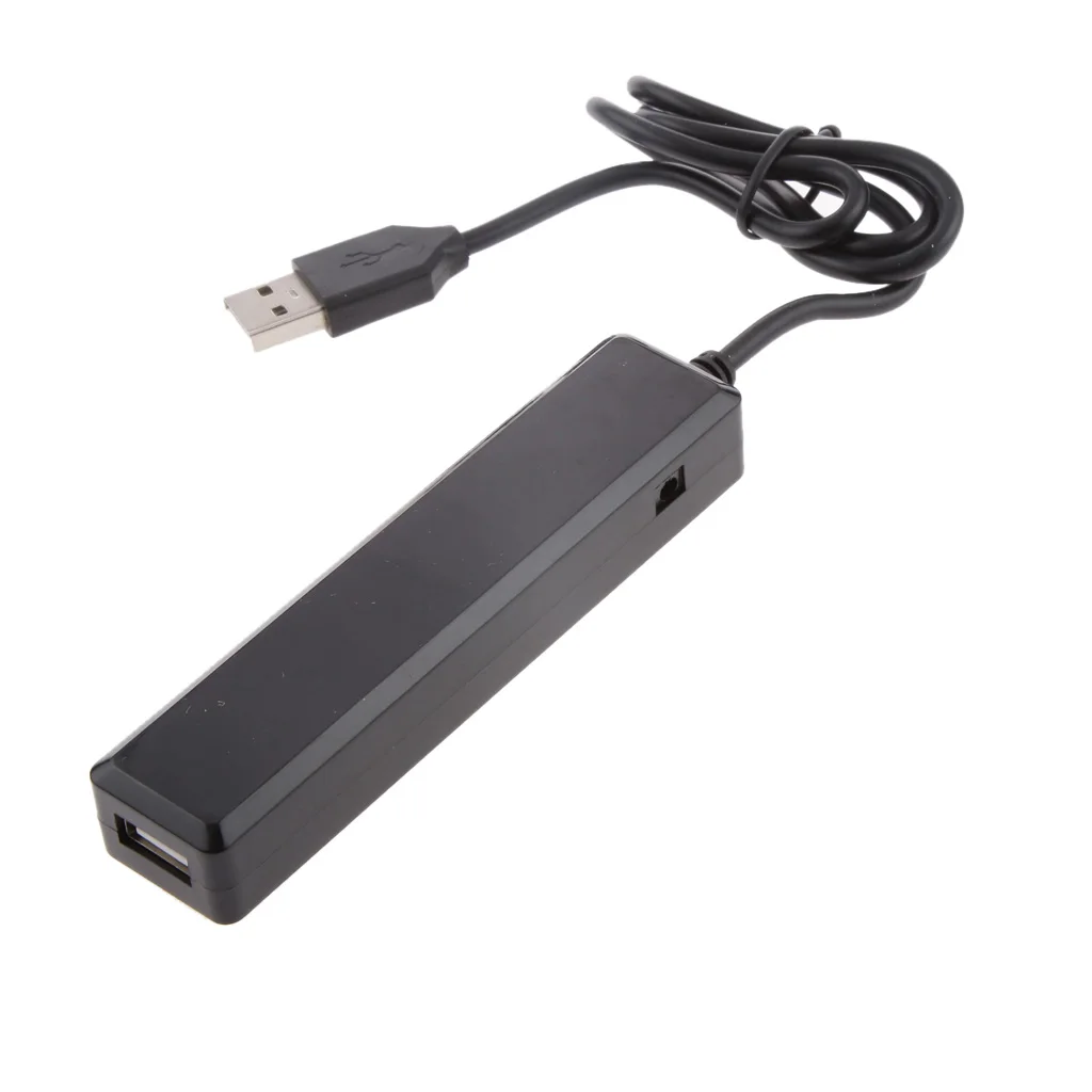 7 Порты и разъёмы Мульти USB 2,0 концентратор переходник разветвитель для тетрадей PS3 Xbox wii черный