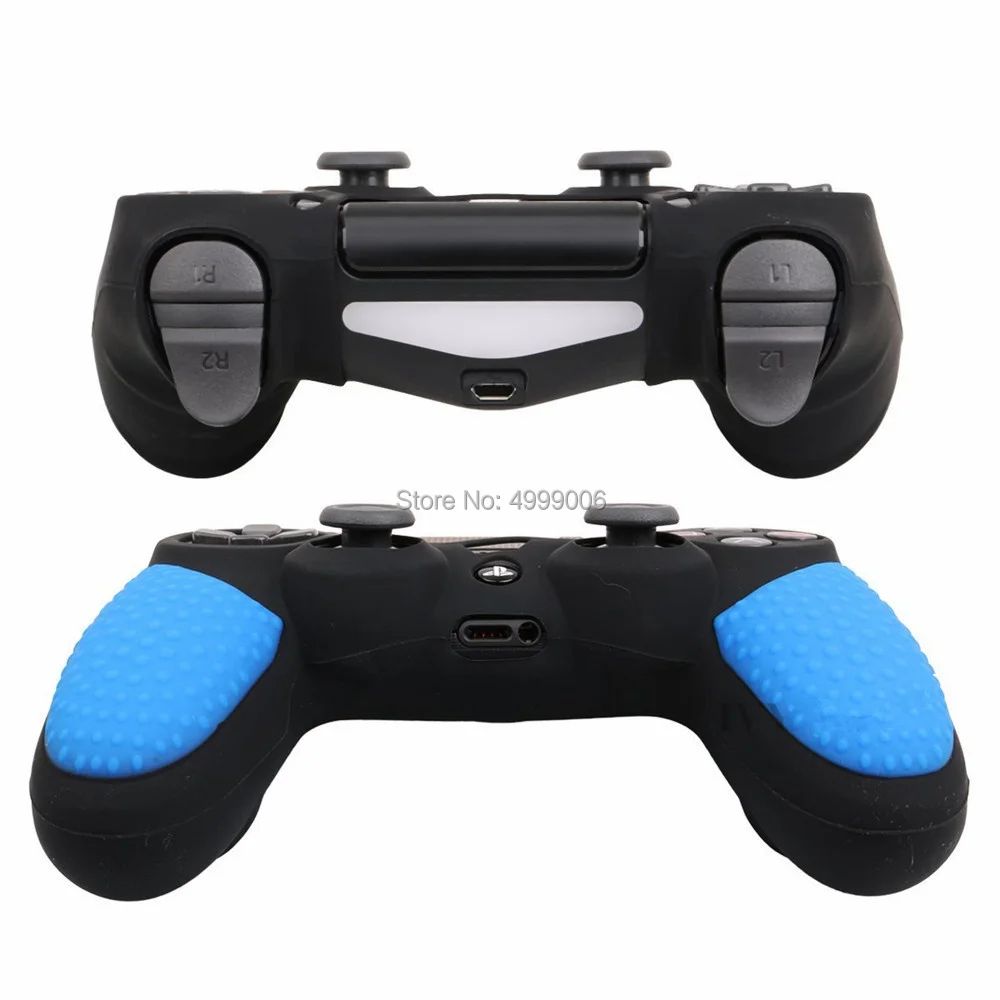 Нескользящий Силиконовый защитный резиновый чехол для геймпада Playstation PS4 Slim