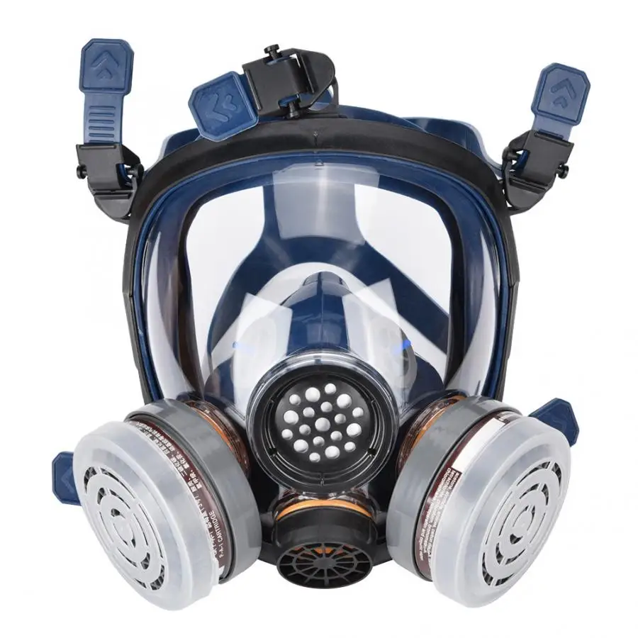 

nose protective mask Silicone Full Face Gas Mask Respirator For Painting Spraying