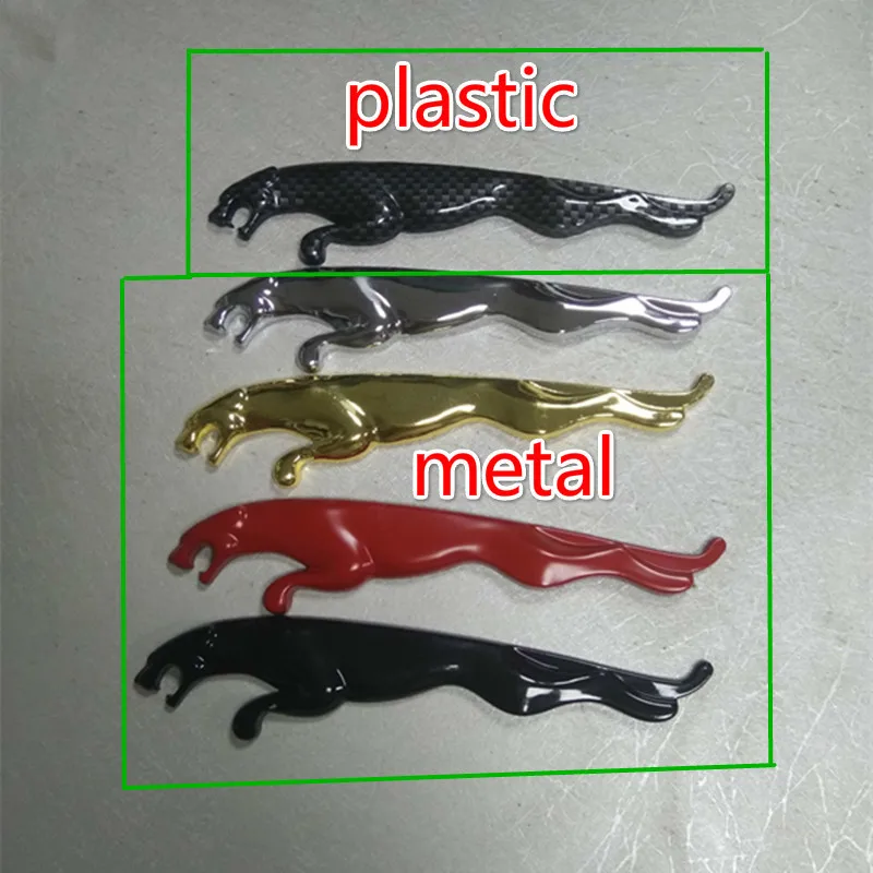 

WL Character Car Sticker Leopard Cool Design 3M Carbon Fiber metal Design BADGE EMBLEM LOGO STICKER FOR JAGUAR XF XK XJR E X XJ
