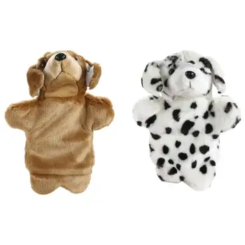 

Adorable Dog Hand Puppet Baby Kids Child Educational Soft Doll Plush Toys