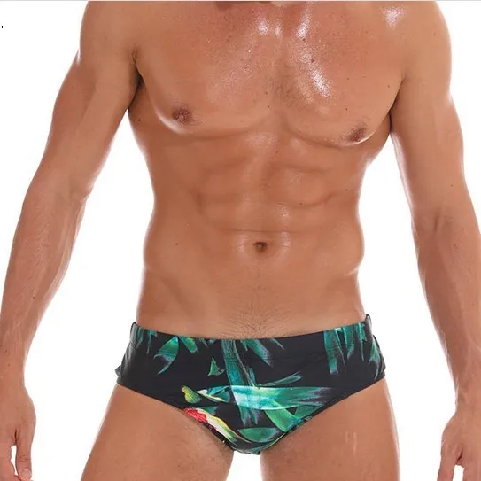 Сексуальные подсумок Pad Push Up пестрые мужские плавки плавательные мужские трусы бикини купальный костюм для мужчин серфинг пляжный купальный костюм одежда шорты