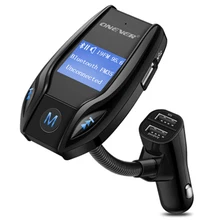 Bluetooth FM передатчик автомобилей MP3 плеер Беспроводной модулятор аудио Handsfree Car Kit с 3 портами(стандарт Поддержка USB/TF флеш-накопитель