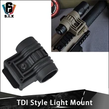 25 мм диаметр держатель тактического фонаря TDI стиль подходит 20 мм Пикатинни оружие светильник крепление