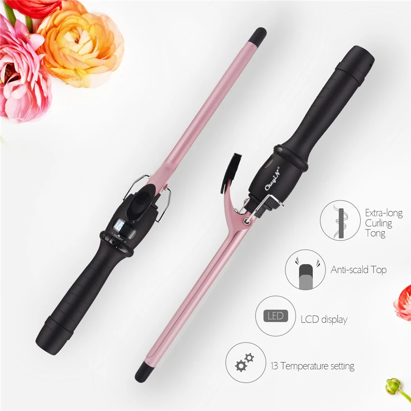 

13-25 MM Ceramic Curling Iron Deep Curl Roller Wave Hair Curler Professional Curling Wand LCD Display Hair Styling Tools