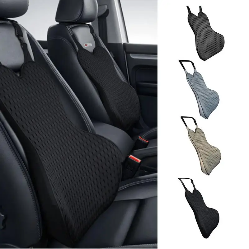 

Car Waist Support Pad Memory Foam Cushion Seat Backrest Lumbar Back Support Cushion for Spring and Summer