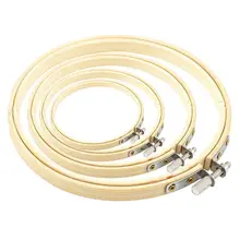 4 шт. набор обручей для вышивки бамбуковый круг крестиком кольцо для рукоделия, 4 размера