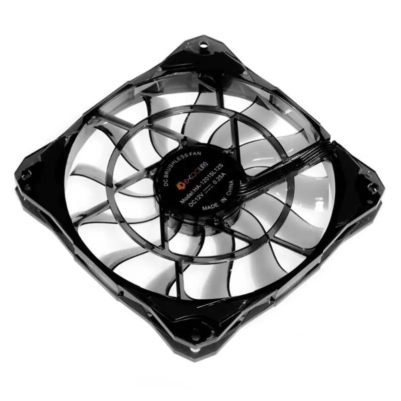 ضئيلة العالمي وحدة المعالجة المركزية برودة 120mm 4Pin درجة الحرارة تسيطر المياه المبردة الهيكل كتم PC حالة التبريد مروحة المبرد المبرد