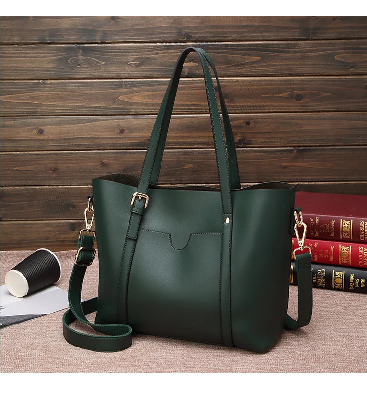 Genuine Leather Women Handbags Women's Leather Shoulder Messenger Bag Large Capacity Casual Tote Bags Female Bag Luxury New C830