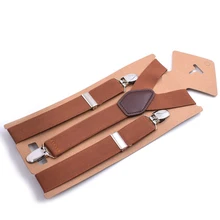 Бренд моды мужчин и женщин 3 клип ремень 2,5 см для взрослых на ремешке y-типа высокого качества ремень на подтяжках регулируемый