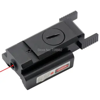 

Hunting Low Profile Pistol Red Laser Sight integrated Compact Fits Rifle 20mm Weaver Rail Mount