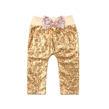 Детское платье с бантом, штаны, Новое поступление, милые брюки для новорожденных, вечерний комбинезон, детские леггинсы с блестками, pantalon bebe