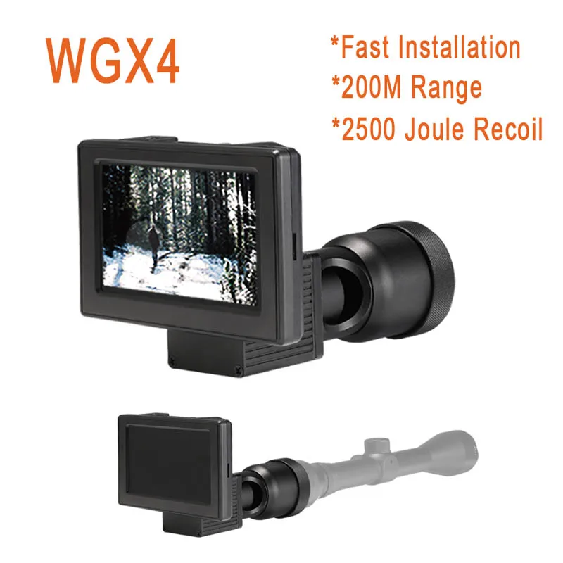 

WILDGAMEPLUS WGX4 Fast Installation IR Night Vision Scope Cameras Adjustable 150M Range Hunting Trail Camera