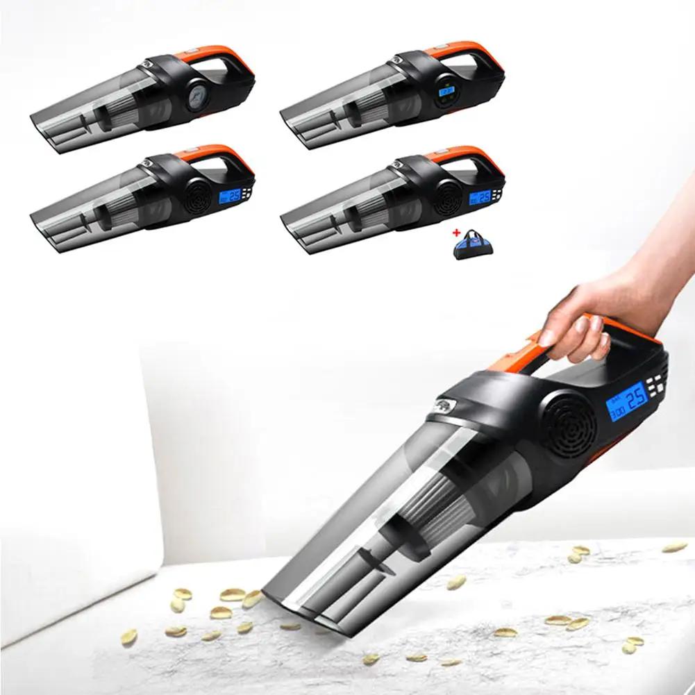 

Car Vacuum Cleaner Handheld Vacuum Cordless Rechargeable Hand 12V Lightweight Portable Vacuum Wet Dry For Home Car Cleaning