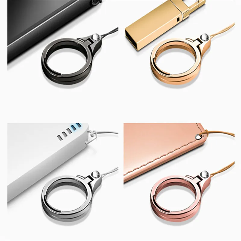 Metal Lanyard Mobile Phone Lanyard Two-in-one Ring BracketUniversal Mobile Phone Holder for Samsung Huawei Xiao Mi Iphone