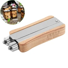 Оборудование для пчеловодства оправа из нержавеющей стали провода натяжитель кабеля Обжимные щипцы, обжимные клещи с металлические колеса и деревянной ручкой