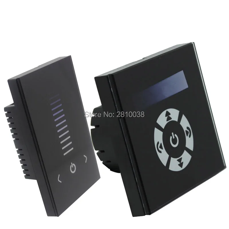 

2 pcs/lot 0-10V touch panel led dimmer AC 90-240V lamp dimmer switch US EU 1 channel dimmer 220V for lights dimming