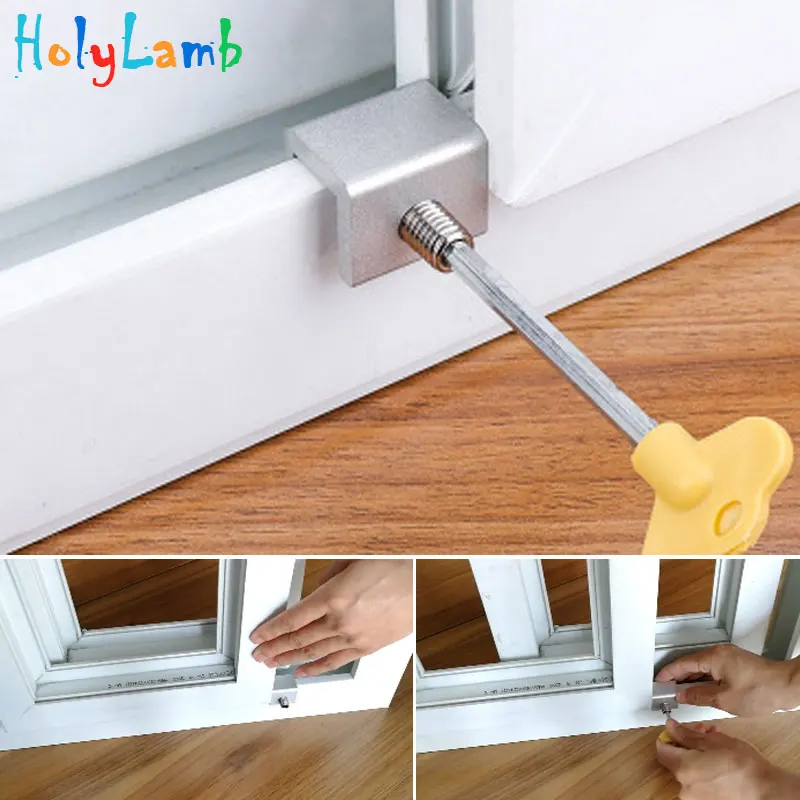 Baby Safety Protecting Baby Safety Security Window Lock With Key Child Safety Lock Window Stopper Protection For Children