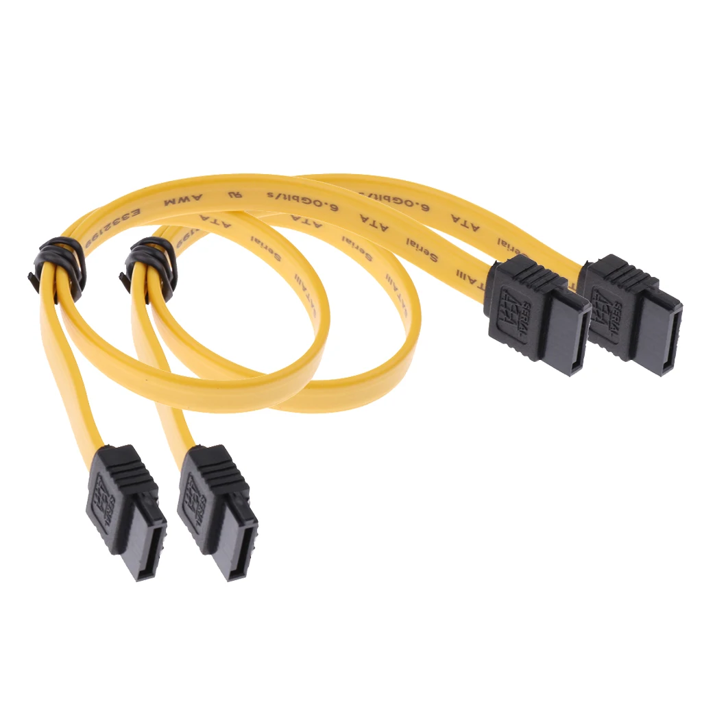 Кабель для передачи данных 2x SATA III 6 0 Гбит/с с фиксирующей защелкой 11 8 ''/30 см
