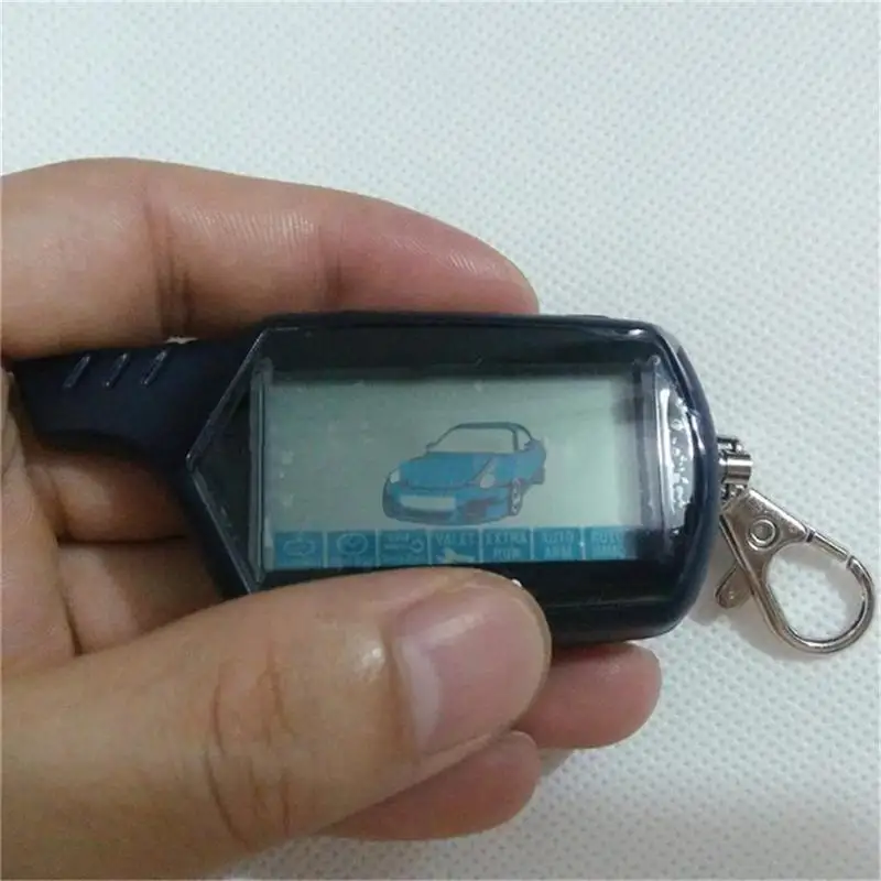 Two-way Russian Car Burglar Auto Alarm keychain For Twage Starline B9 RC Anti-theft Device System Two Way Other 