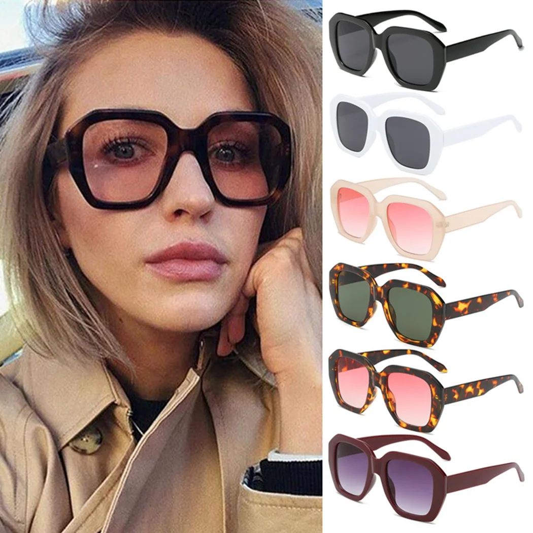 Gafas Модные женские солнцезащитные очки, брендовые дизайнерские Роскошные винтажные негабаритные солнцезащитные очки, большая полная оправа, женские очки