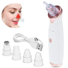 Blackhead вакуумный очиститель кожи лица ухаживающее косметологическое оборудование вакуум удаления акне с 4 сменными головками черные точки очиститель