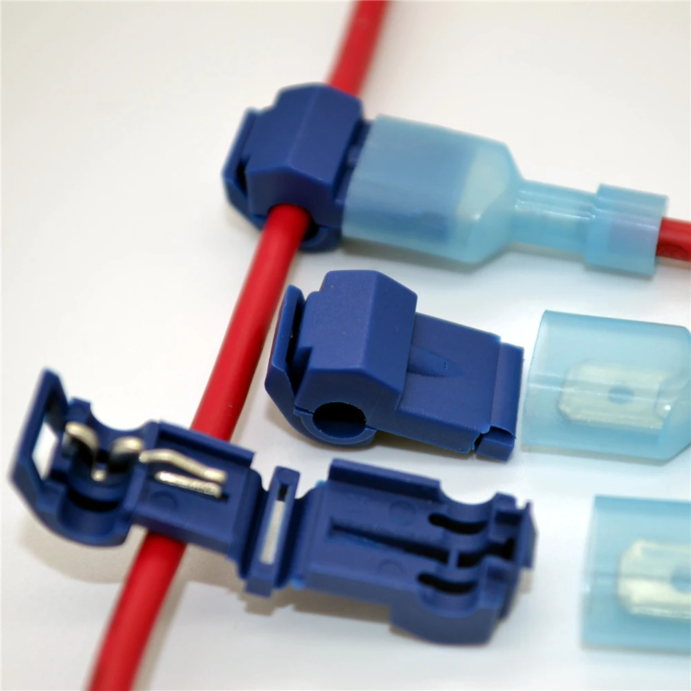 

Quick Splice Terminals Crimp Set Electric Wire Cable Connectors Non Destructive Without Breaking Line Car Accessories